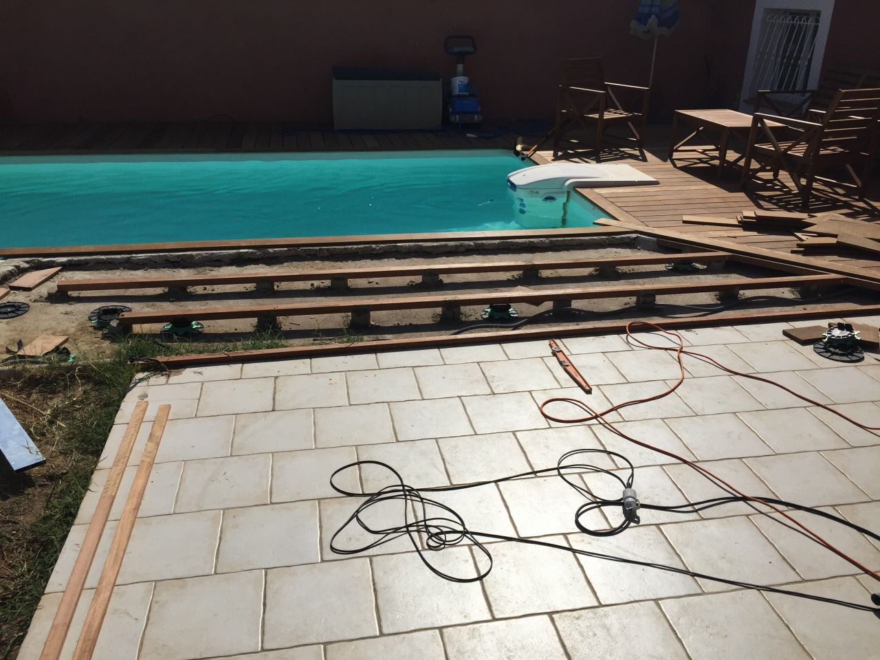 Rénovation amélioration de notre maison : terrasse bois de 70m2 ...