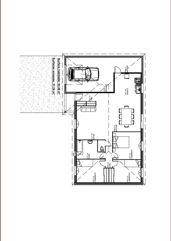 Plan Architecture: plan maison 100m2 GRATUIT!