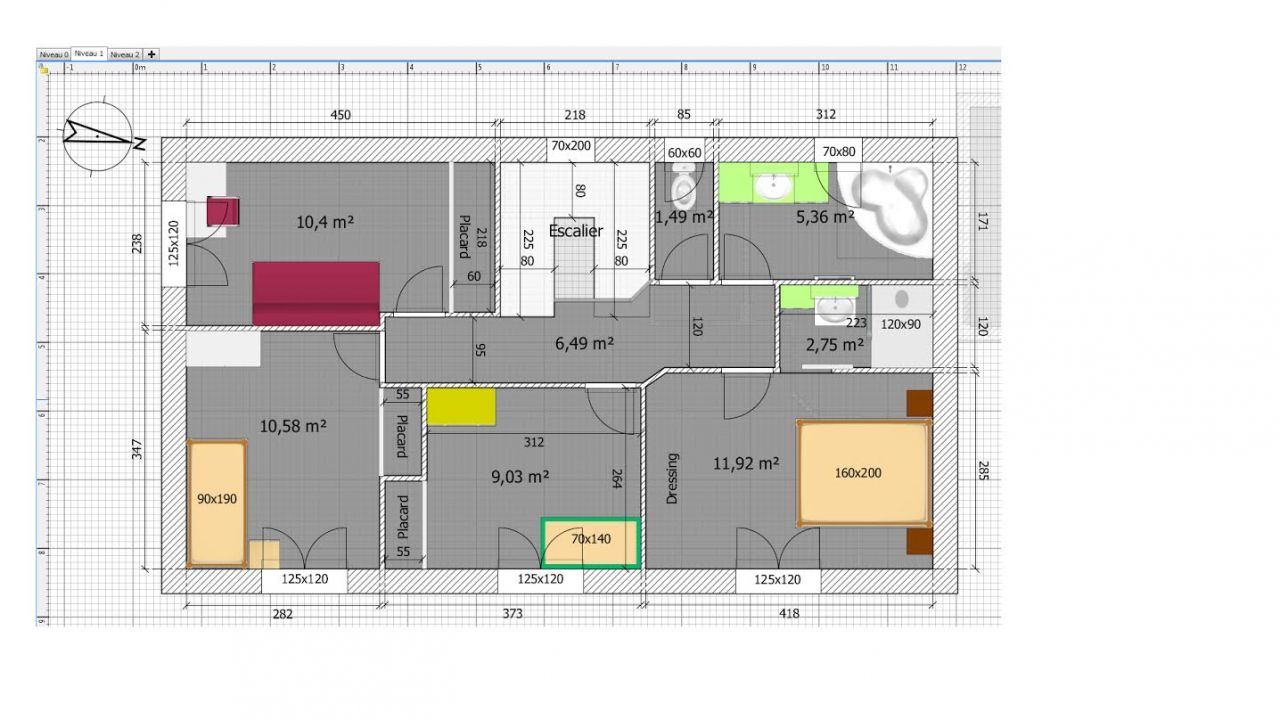 Plan de l'etage