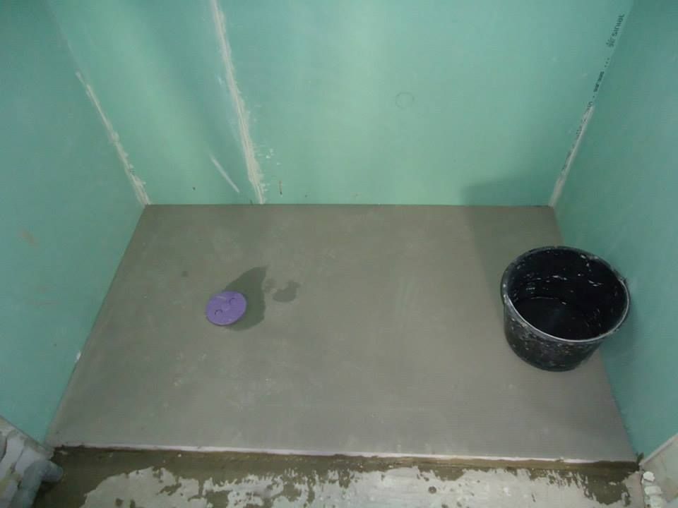 Pose du BA13 hydrofuge sur les murs   pose du prt  carreler