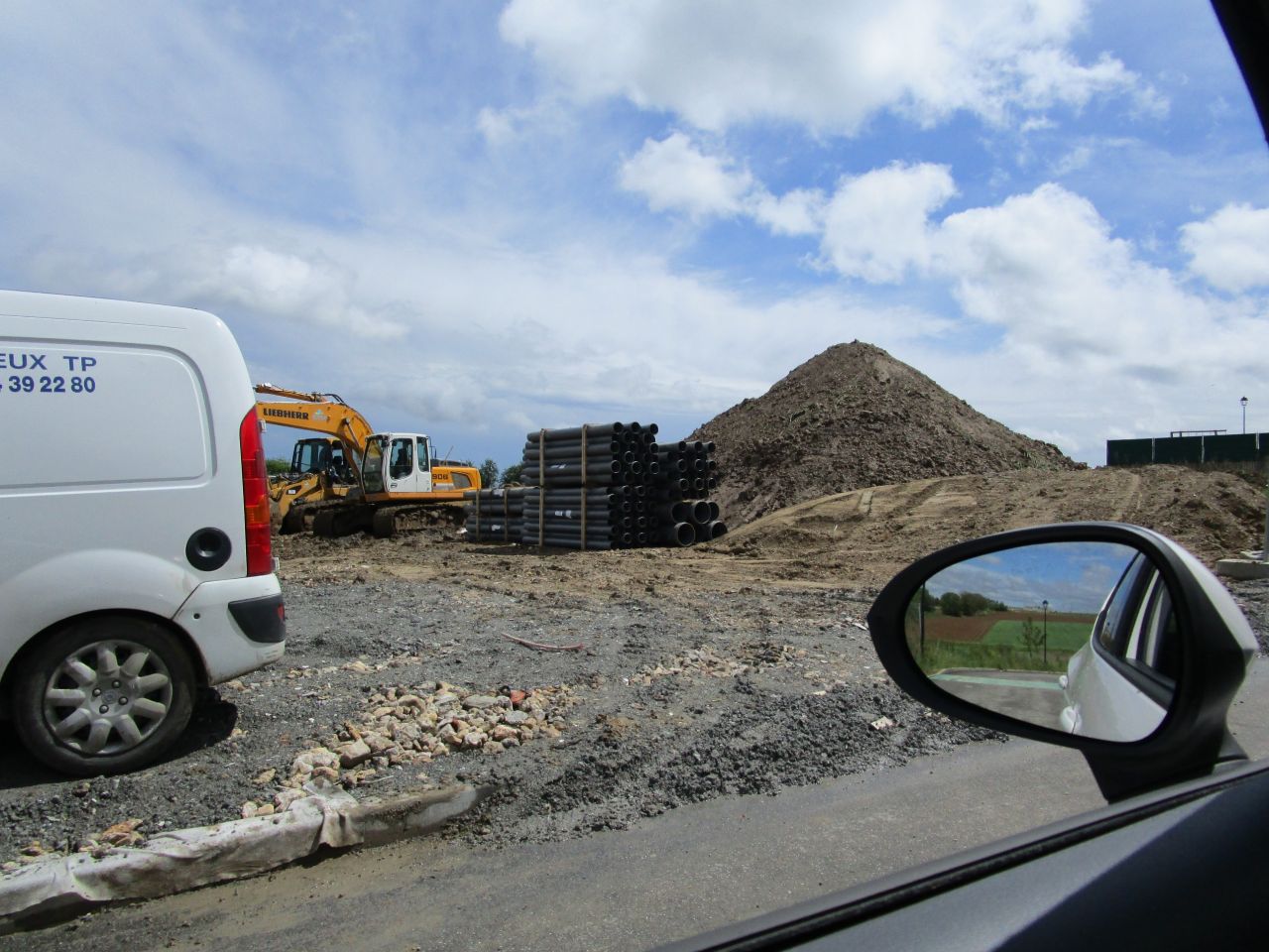 L'entre du chantier