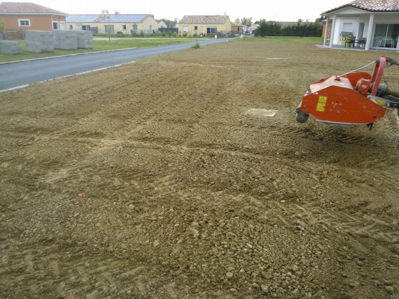 Passage du mini-tracteur