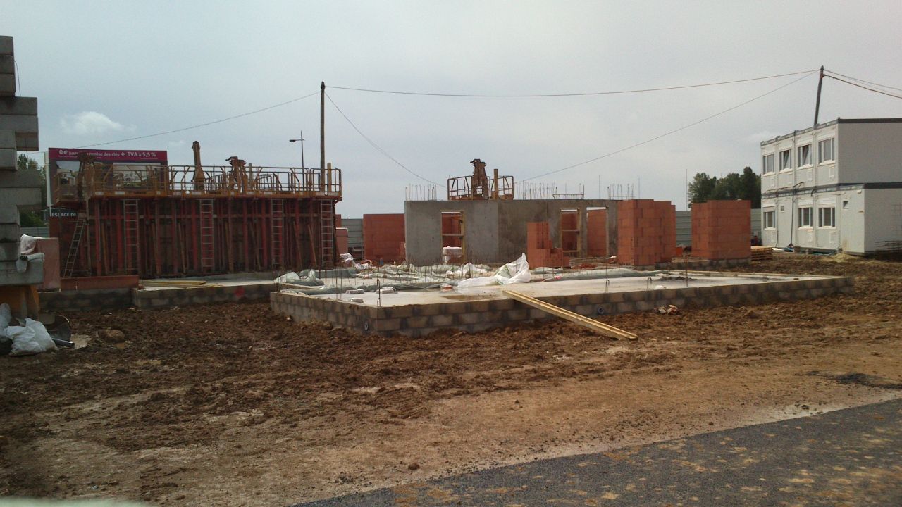 le rdc a commencé pour les appartements
