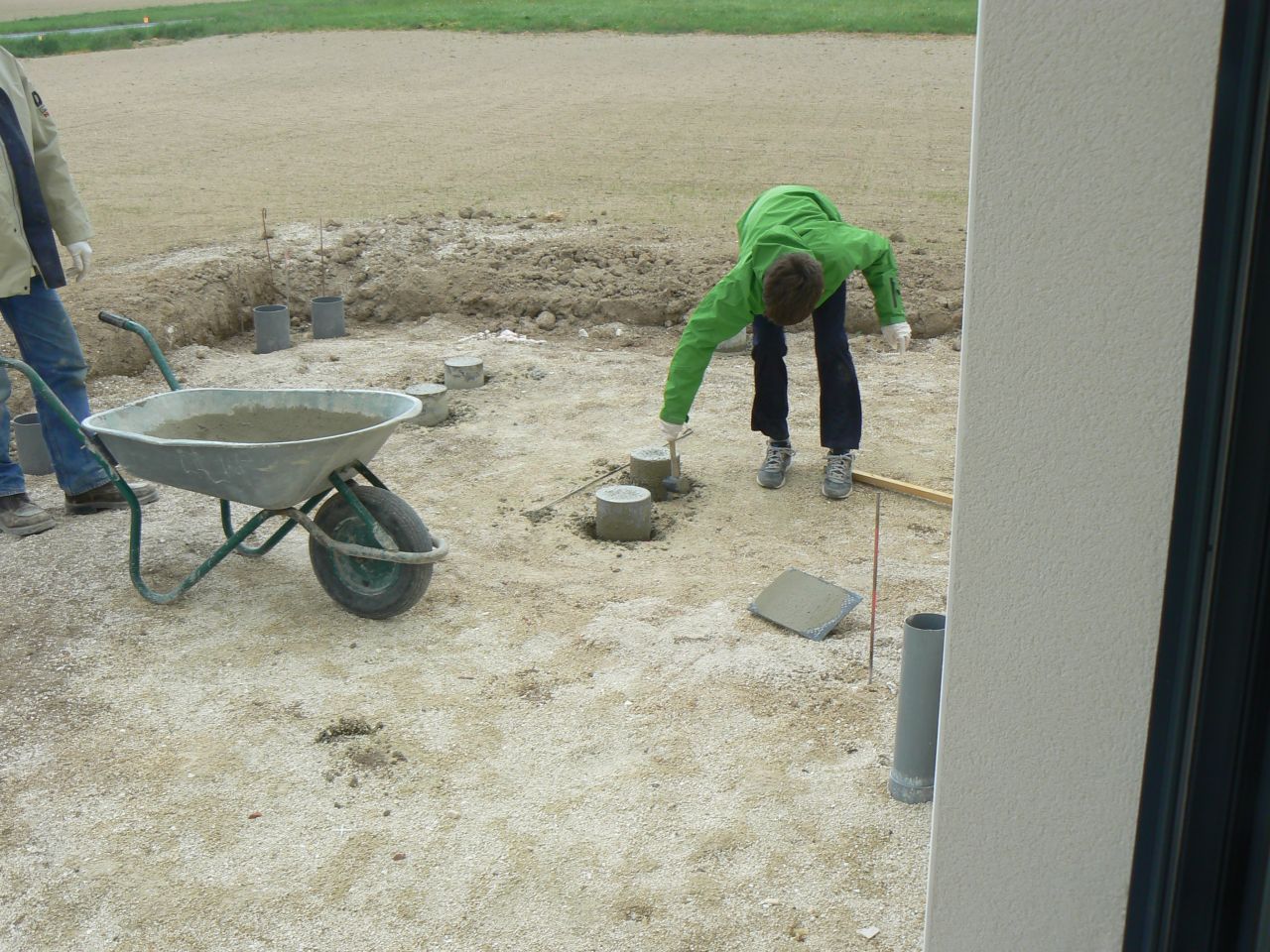 coulage des piliers