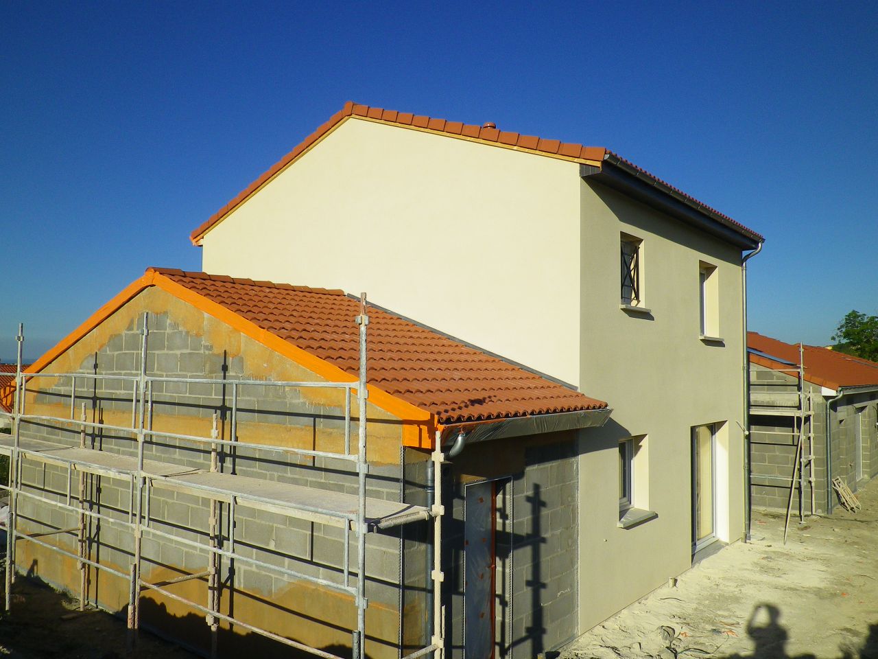 Début de la façade