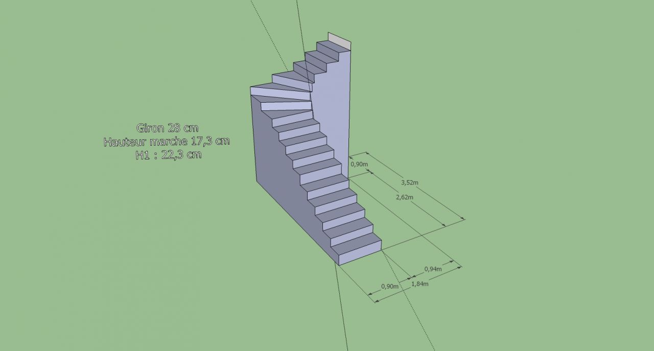 Escalier 3D