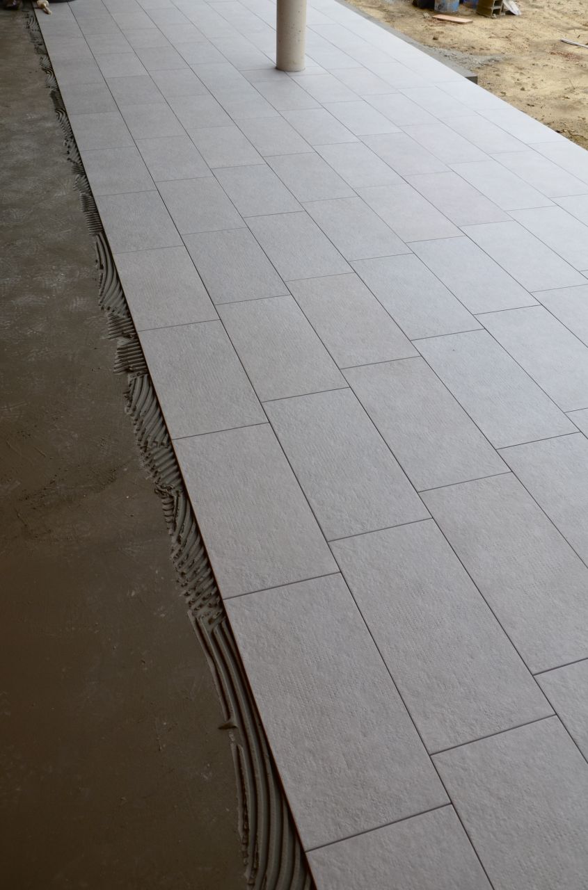 Pose carrelage terrasse