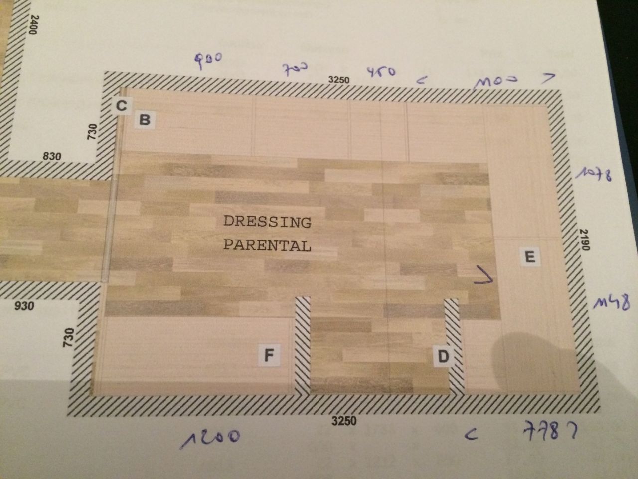 Plan du Dressing