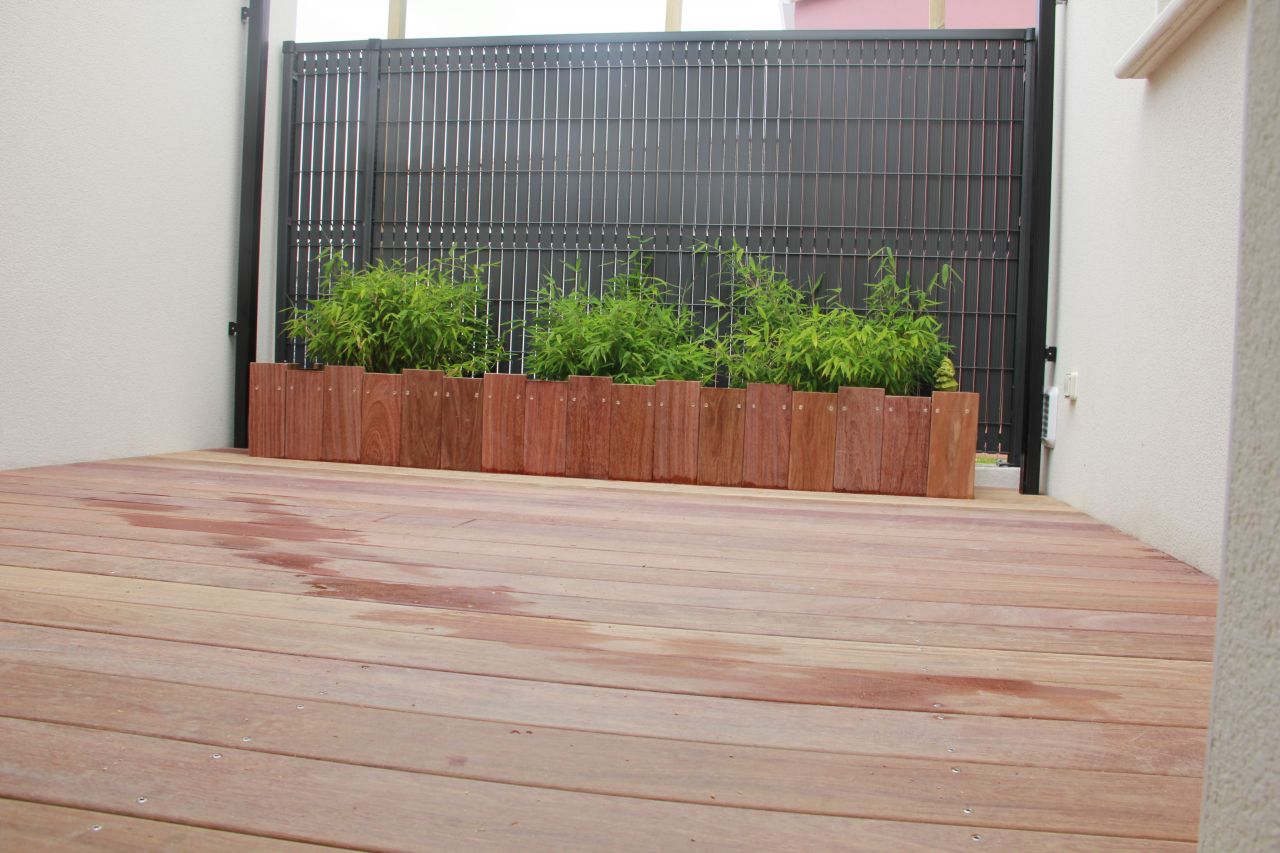 suite et fin du patio ...