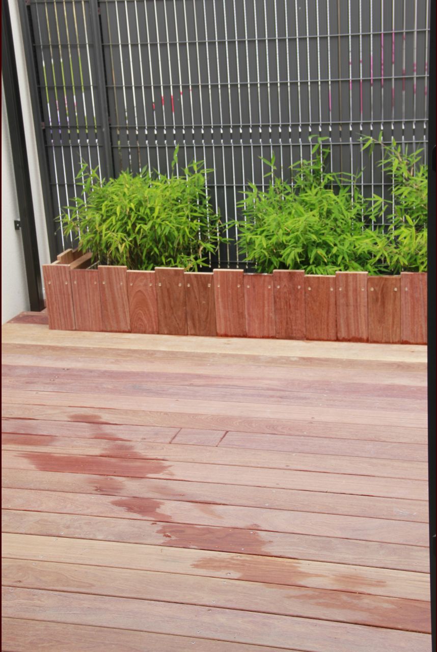 suite et fin du patio ...