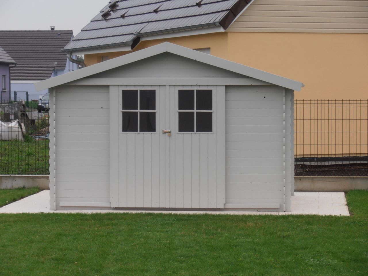 Eh voilà! cabanon terminé !! Très fière de mon homme.