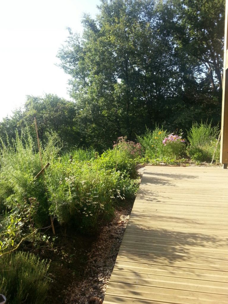 terrasse. oui, le bord est à terminer