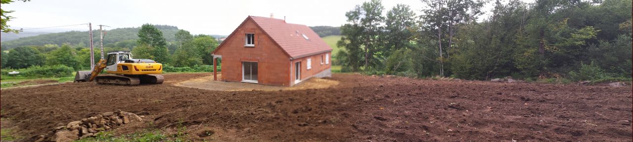 Terrassement terminé