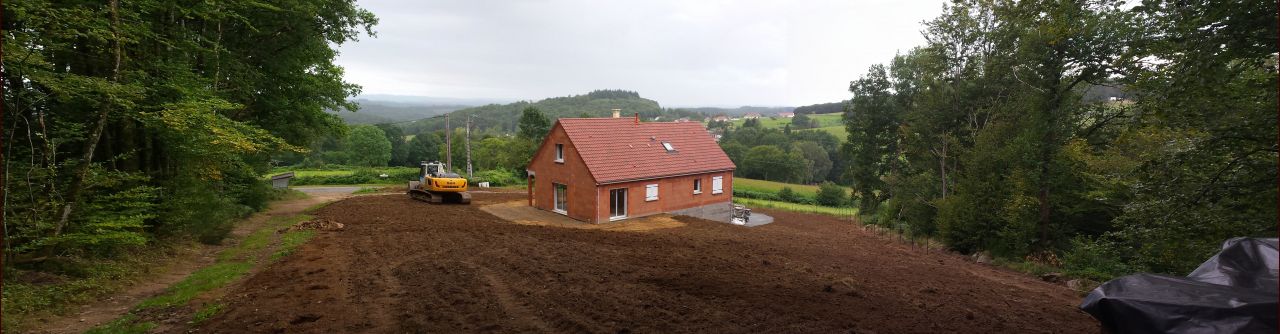 Terrassement terminé