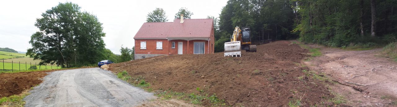 Terrassement terminé
