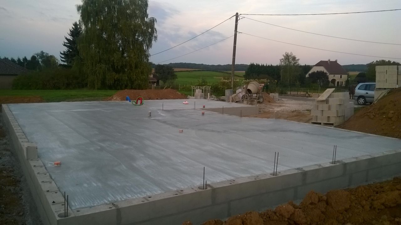Dalle terminée