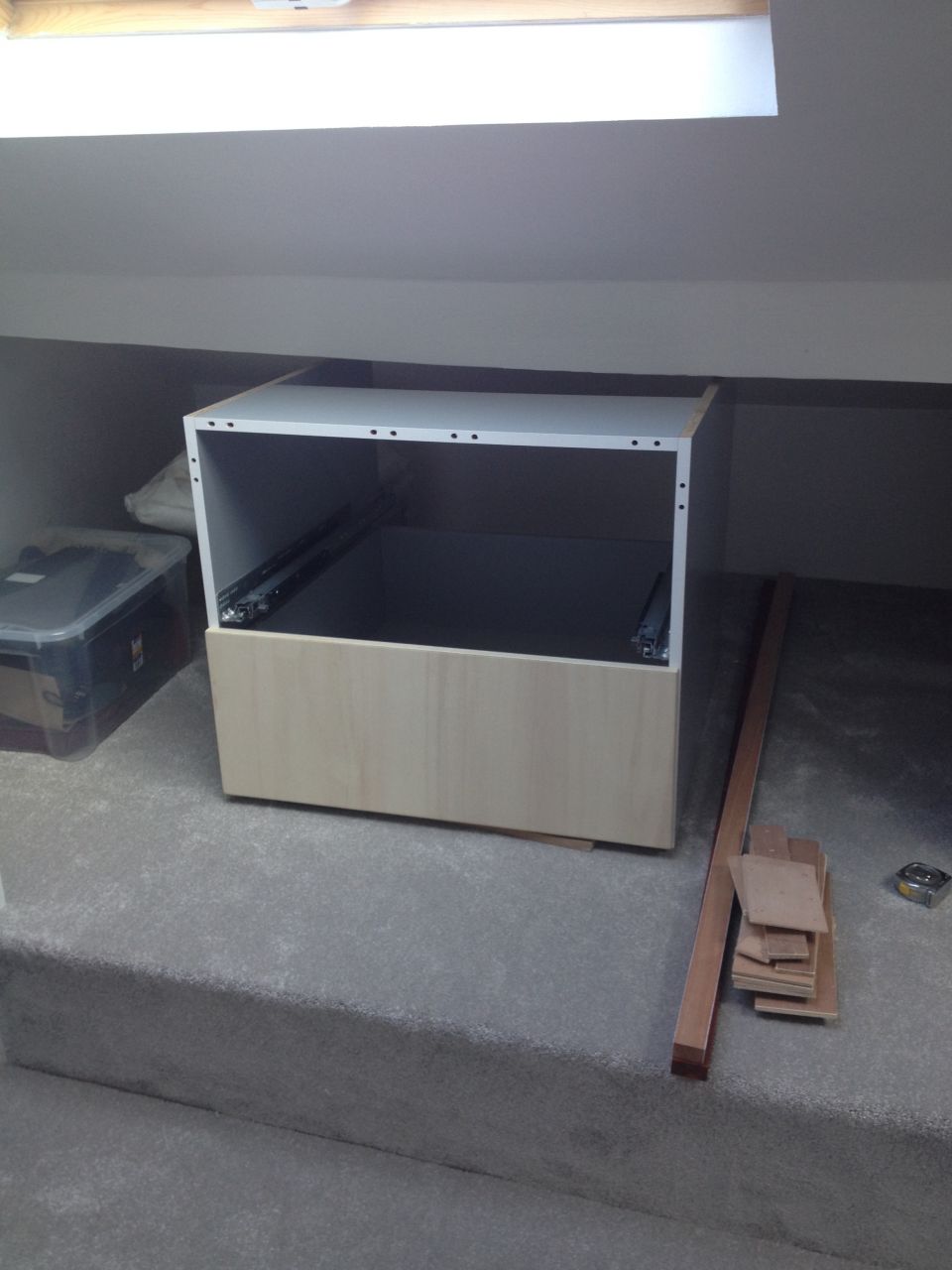 les caissons de rangement