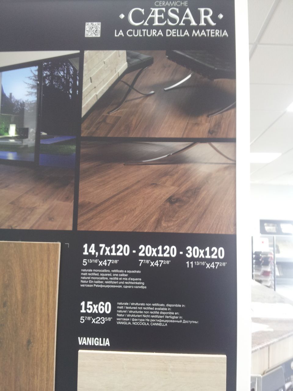 Carrelage imitation parquet Caesar Modèle ROOT