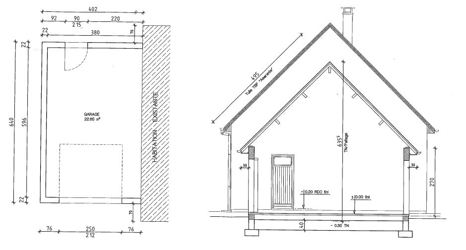 plan du garage