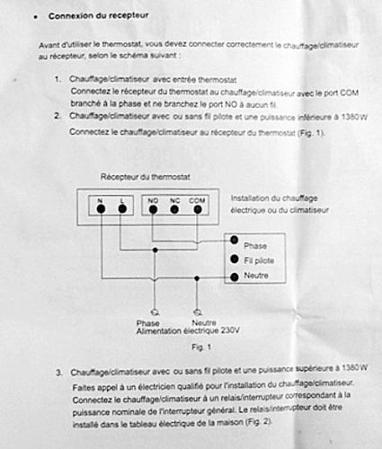 photo schéma électrique chaudière Optimagaz 3000