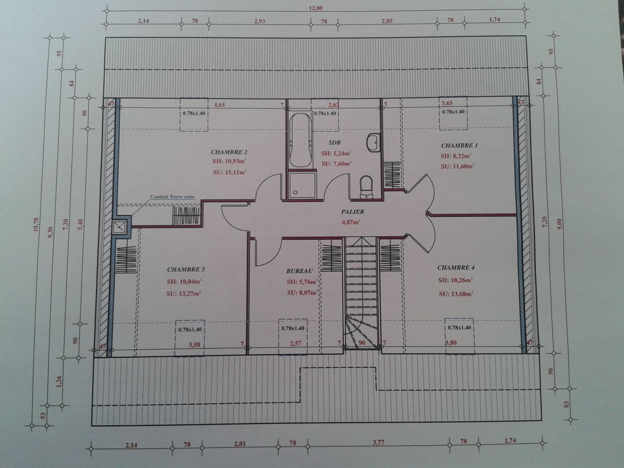 1er tage sous comble