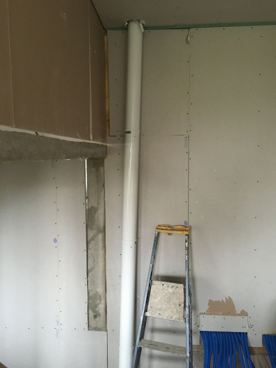 vue sur conduit cheminée