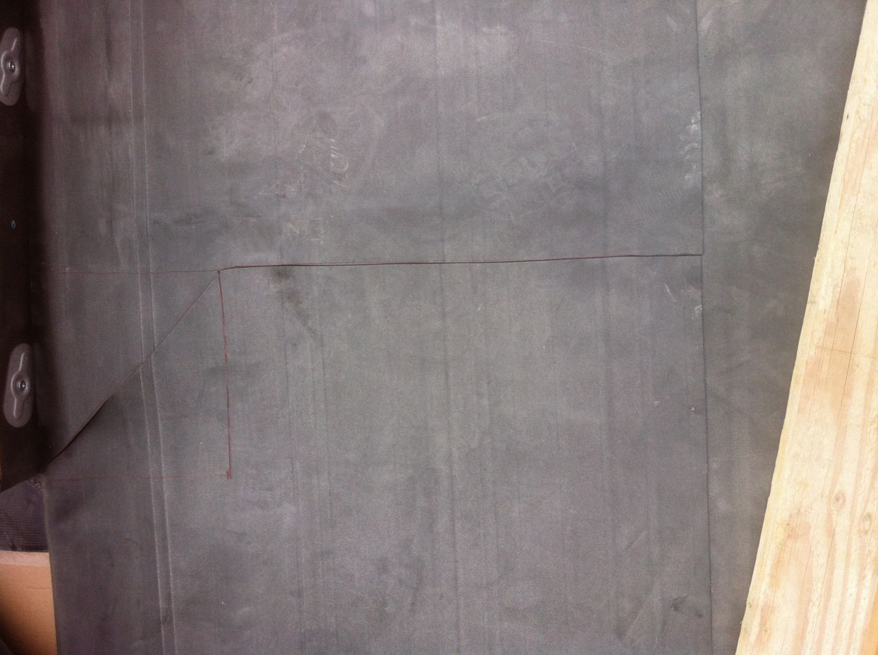 EPDM découpe angle rentrant