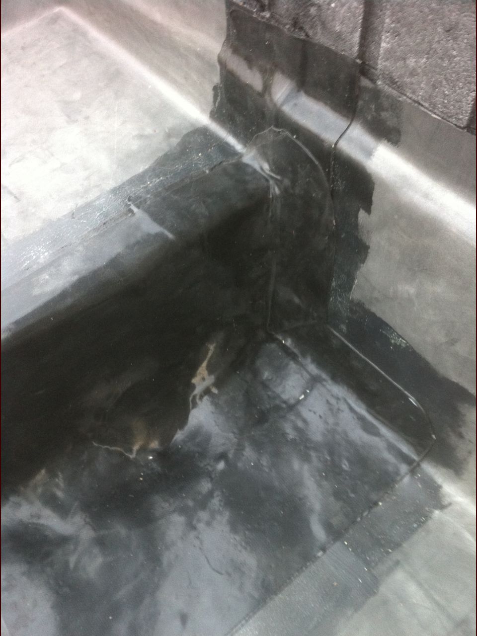 EPDM découpe angle rentrant