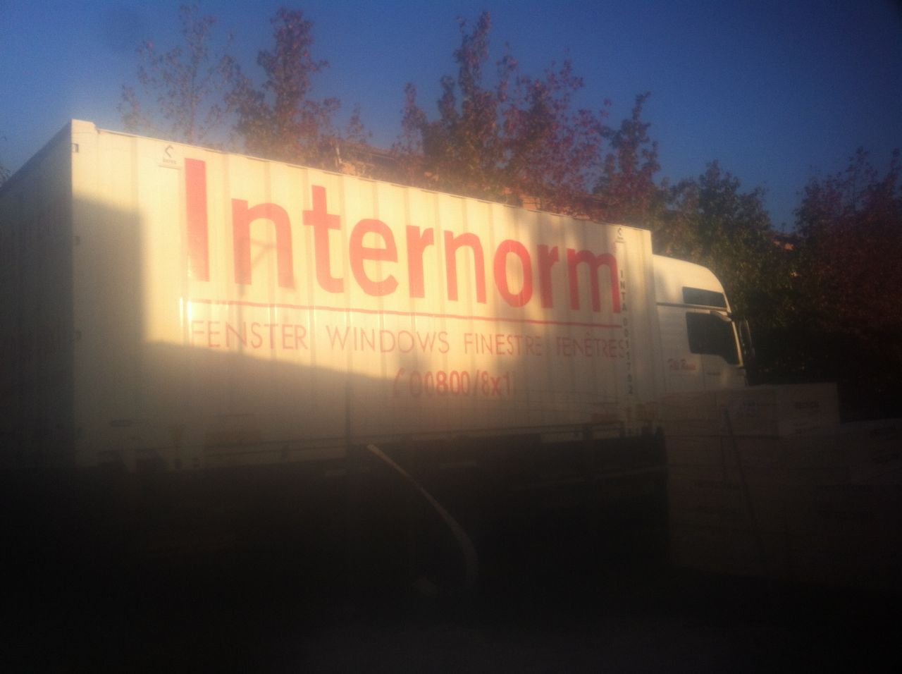 Réception des menuiseries Internorm