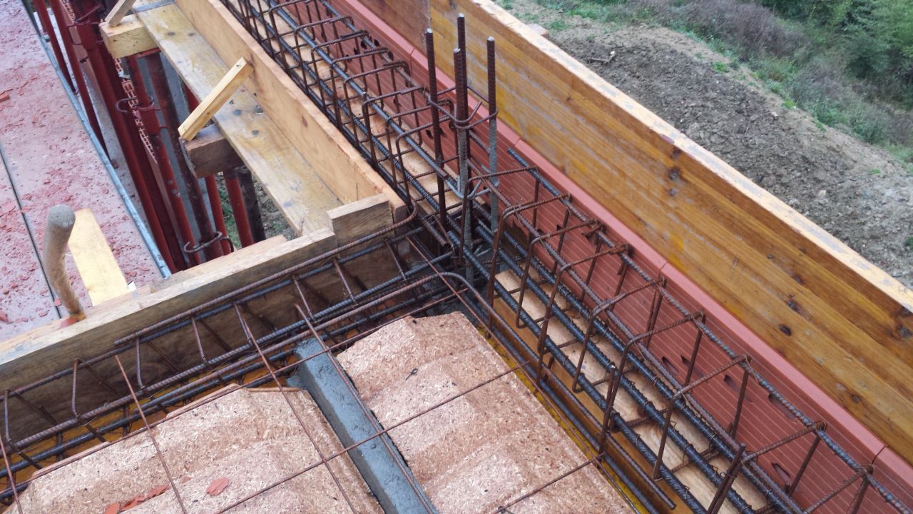Coulage de la dalle de la mezzanine