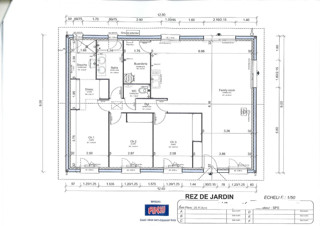 Plan de la maison