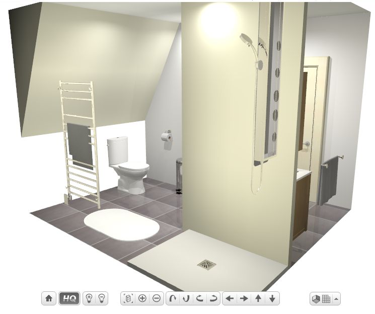 Vue 3 - Salle de bain 3D