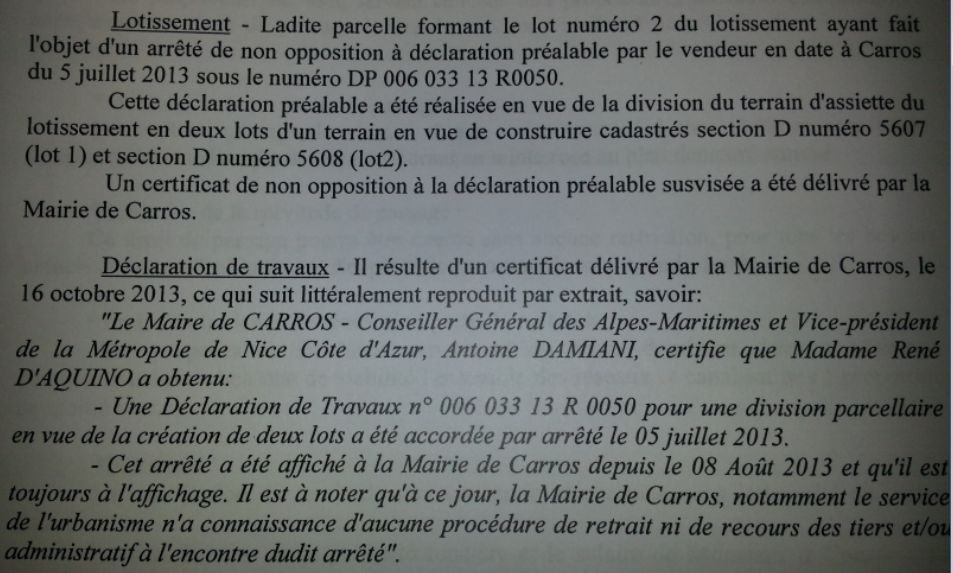extrait titre propriÃ©tÃ© sur lotissement
