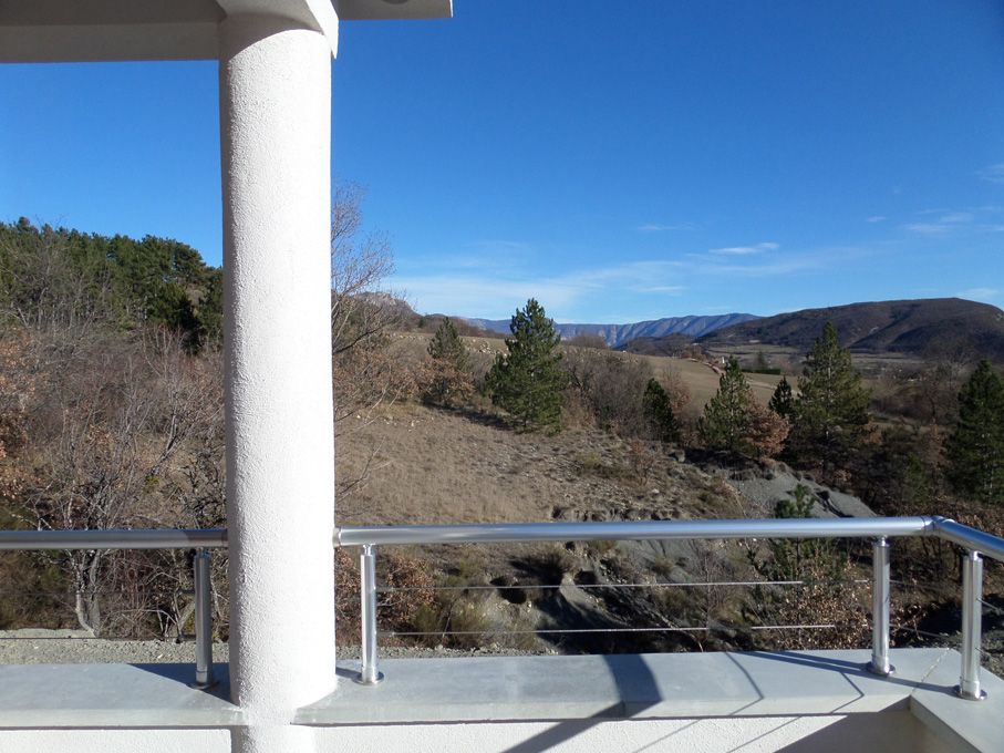 Depuis la terrasse est
