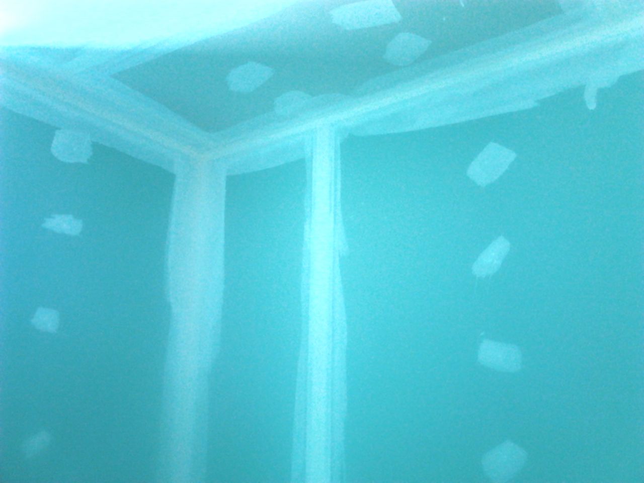 les bandes dans la salle de bain