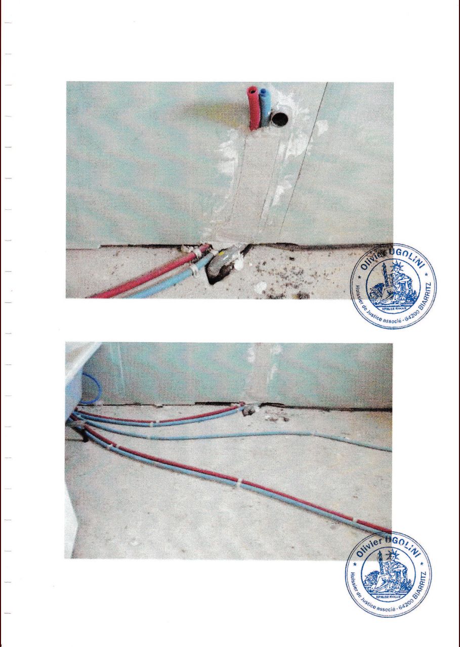 C'est interdit par le DTU cette pose de conduits...