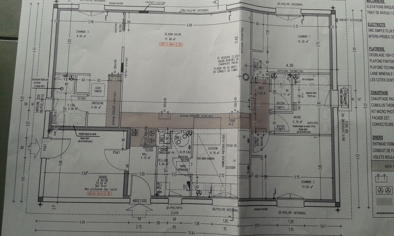 plan final de la maison