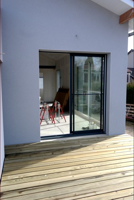 Réalisation de la terrasse