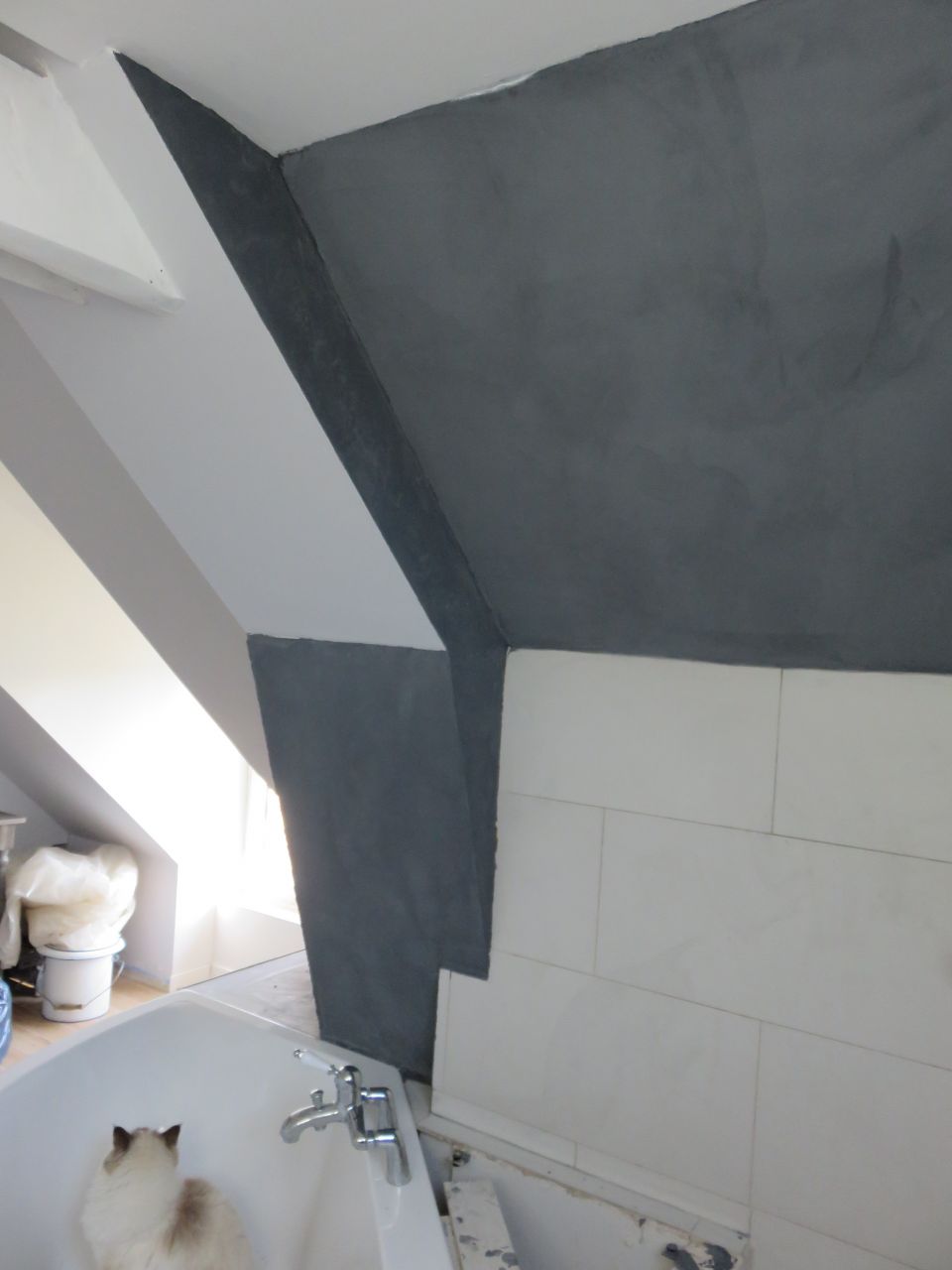 Beton cir� Mercadier sur les rampants