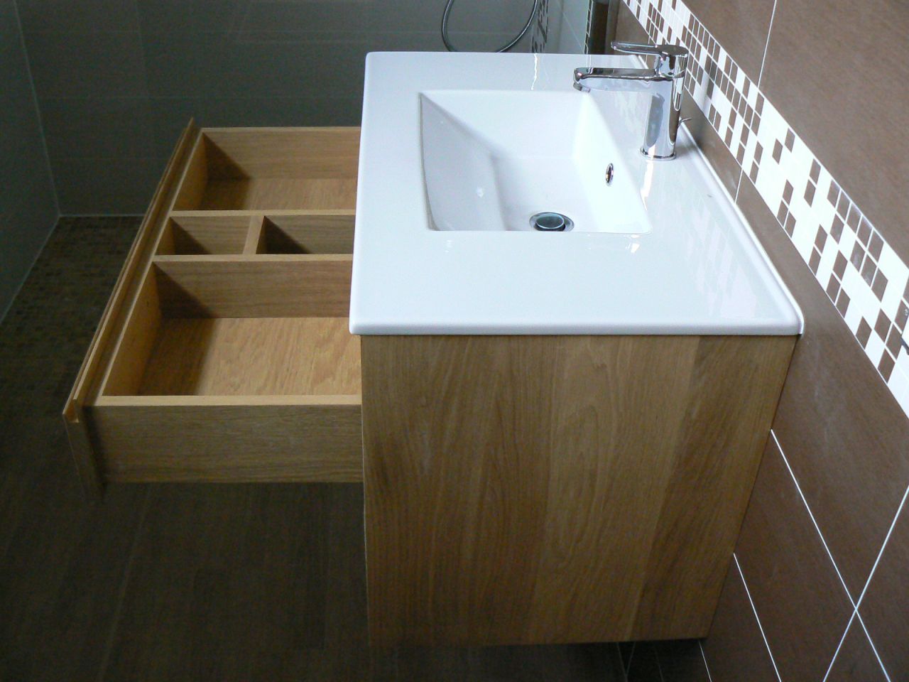 Meuble de la salle d'eau parentale
