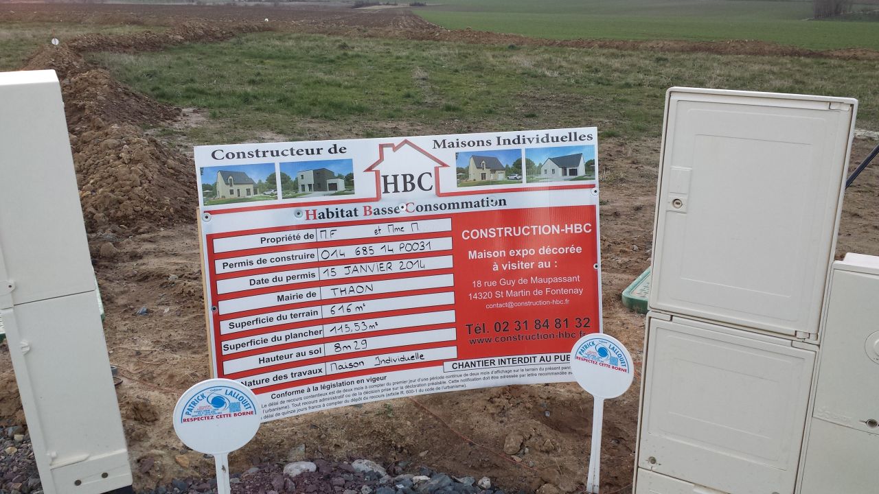 Panneau d'information