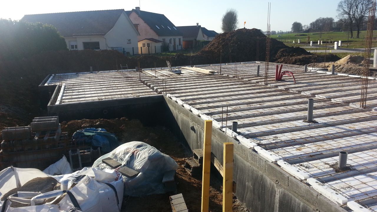 Fin de la pose du plancher SEAC up 27