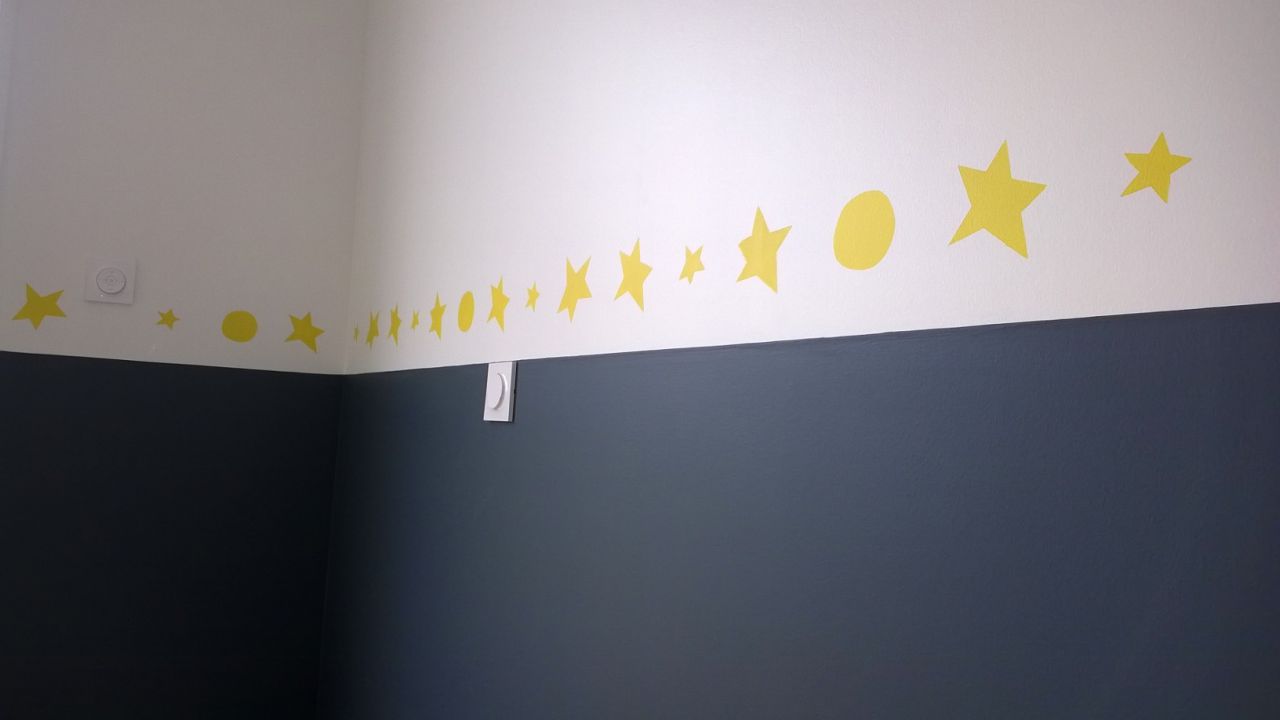 Réalisation de la frise sur le thème du Petit Prince.