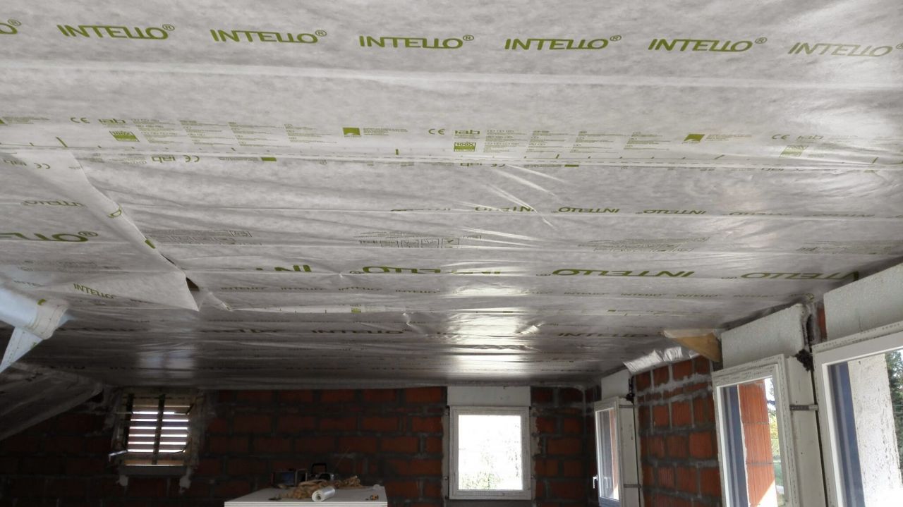 pare vapeur plafond de l'étage