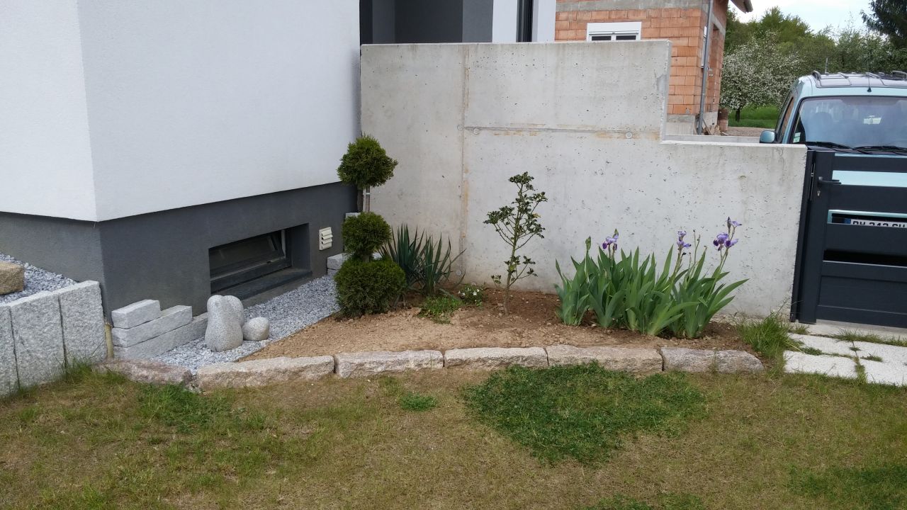espace plantation à l'avant