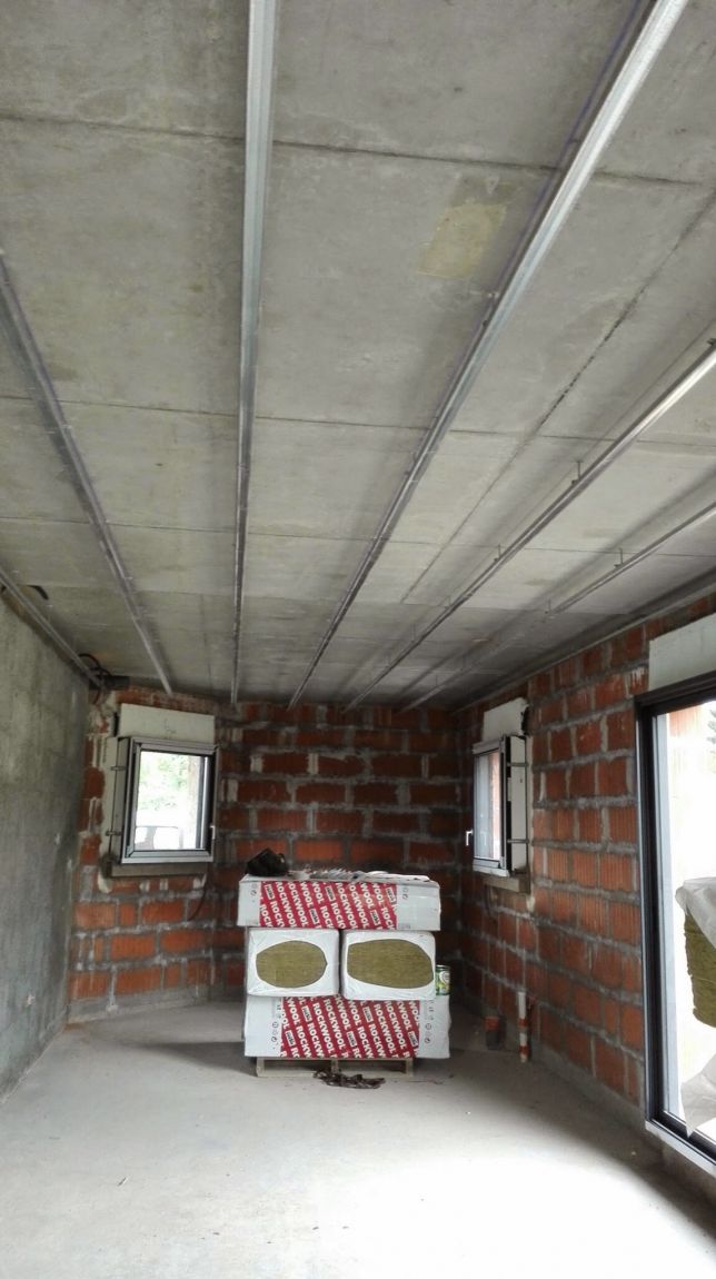 rail pour placo au plafond