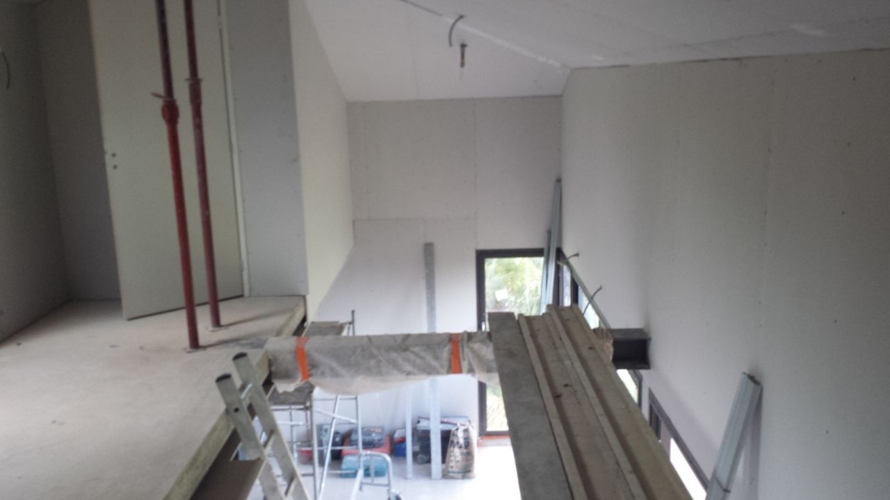 vue de la mezzanine vers la cuisine