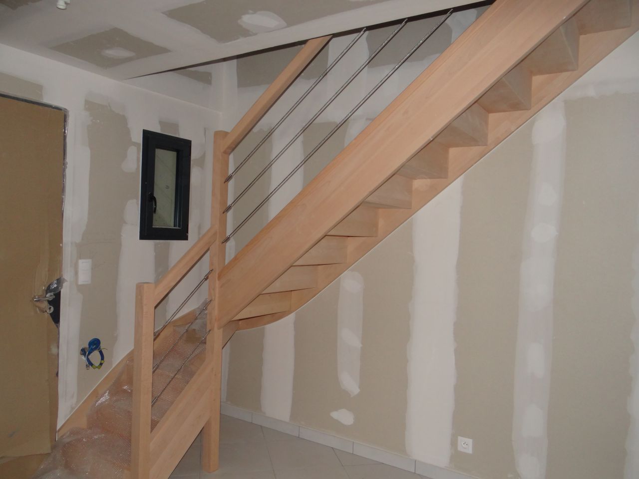 Escalier câble inox