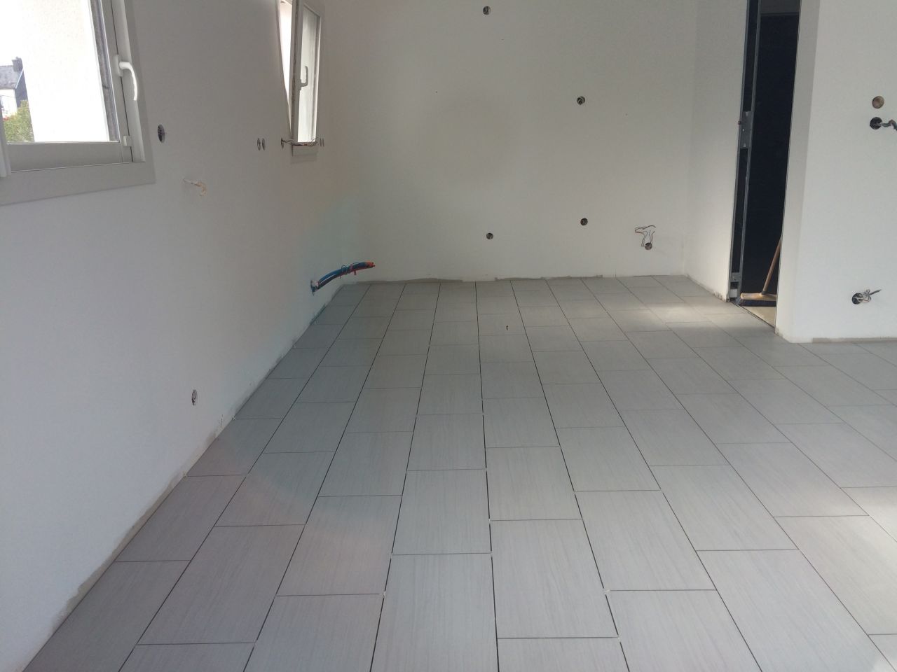 Carrelage Century explorer Grigio 30 x 60 cm pose décalée
