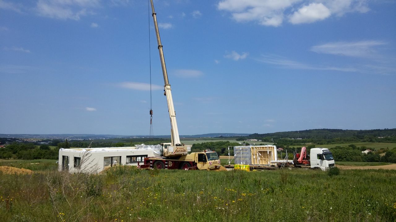 Vue générale du chantier
